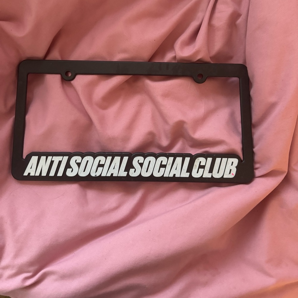 ASSC license plate cover